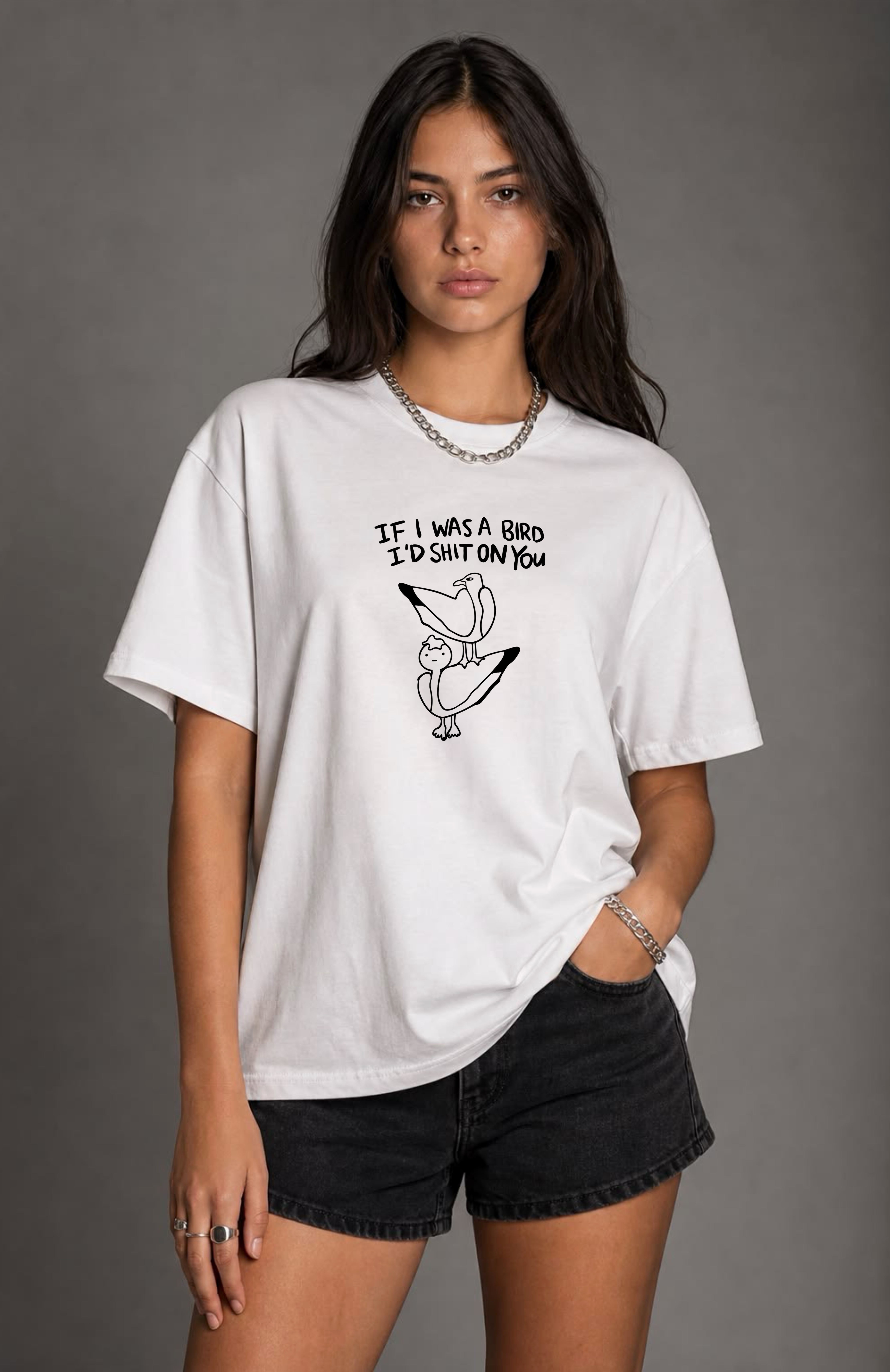 تی شرت زنانه مدل bird