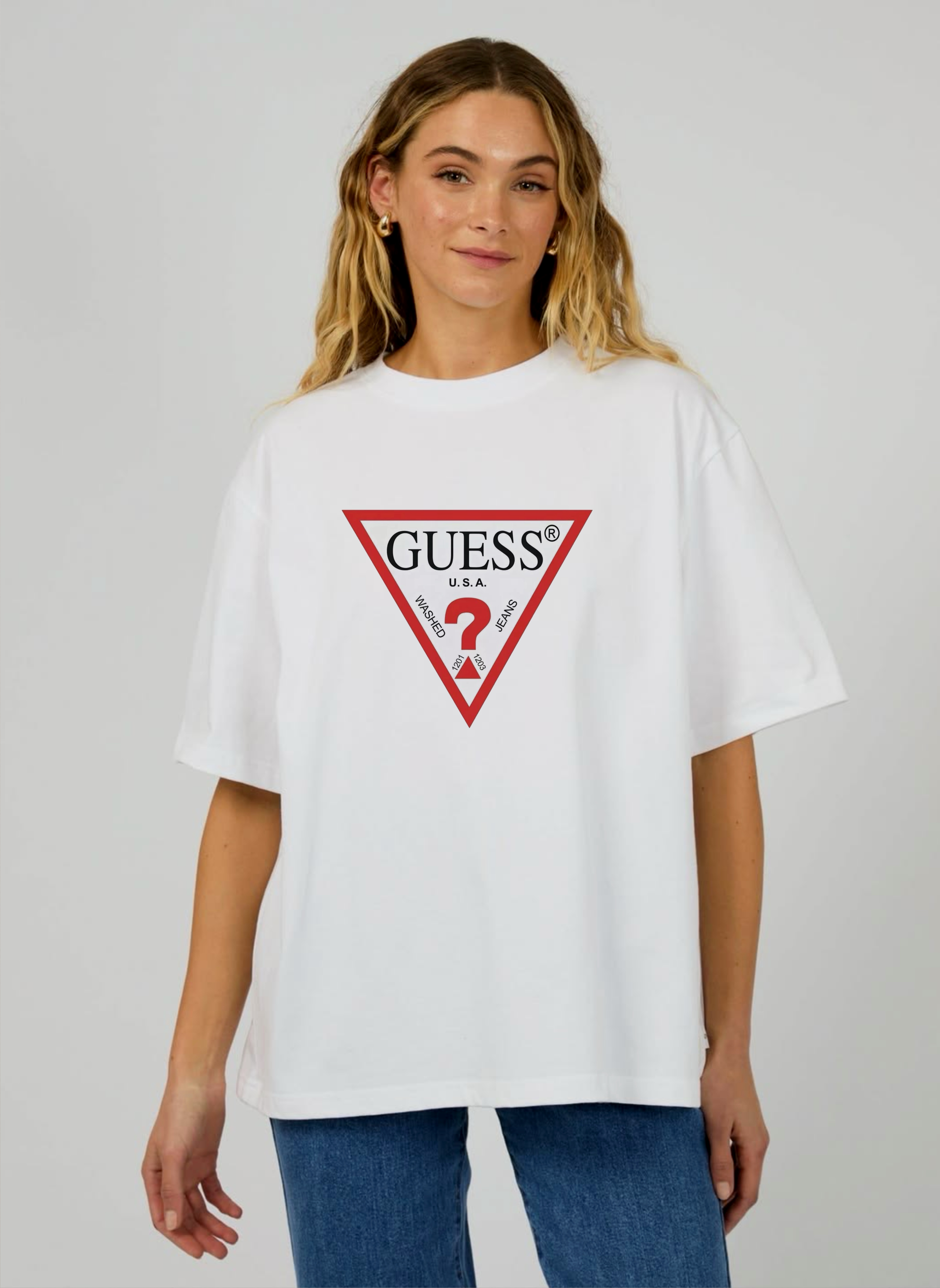 تی شرت زنانه مدل guess